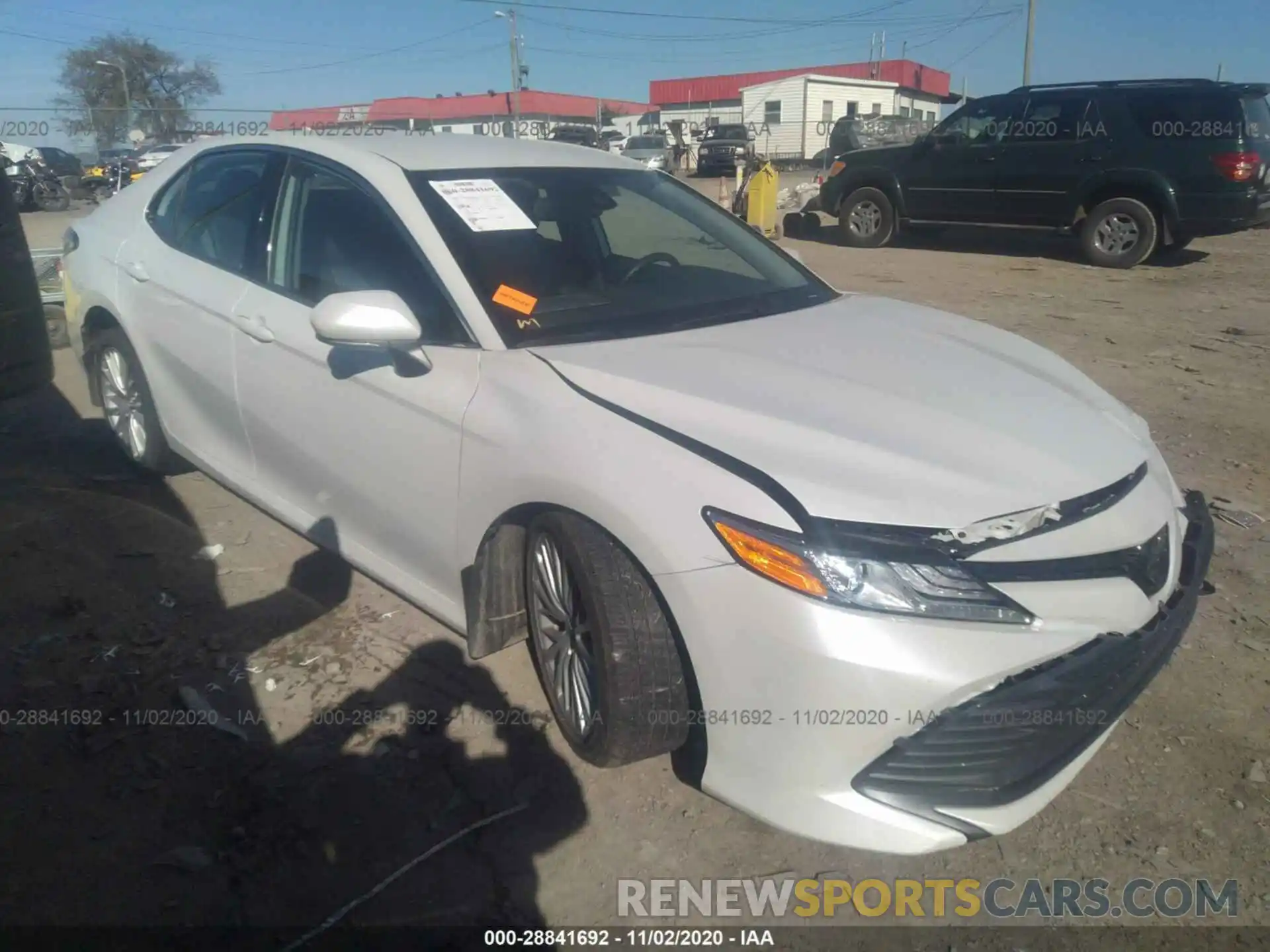 1 Photograph of a damaged car 4T1F11AK4LU337695 TOYOTA CAMRY 2020