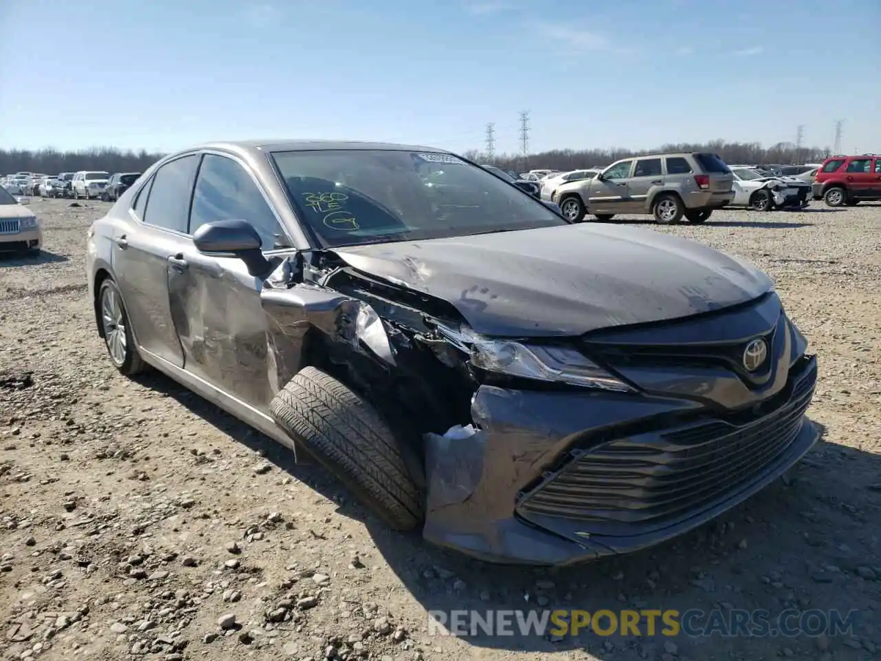 1 Photograph of a damaged car 4T1F11AK6LU391256 TOYOTA CAMRY 2020