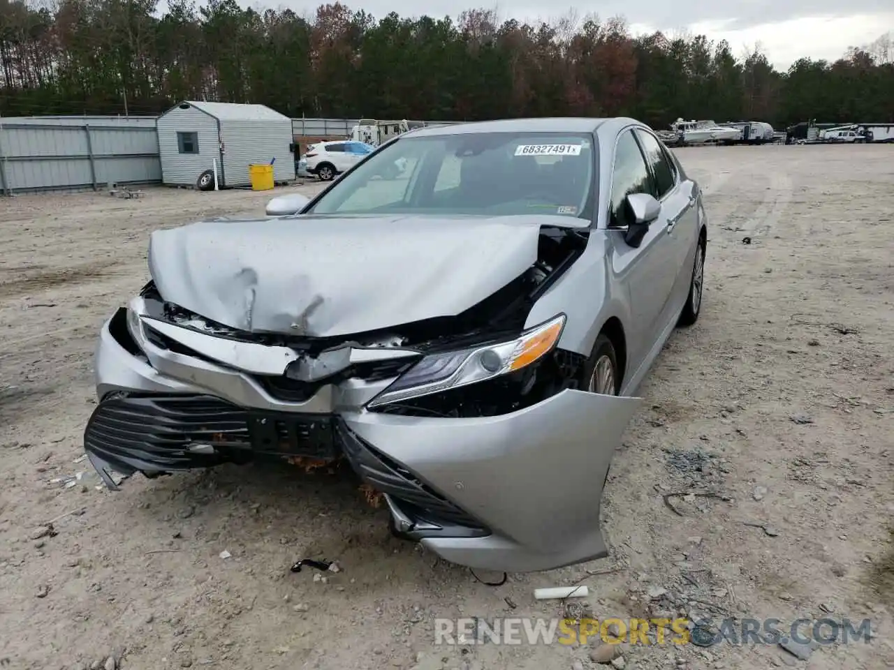 2 Photograph of a damaged car 4T1F11AK9LU503077 TOYOTA CAMRY 2020