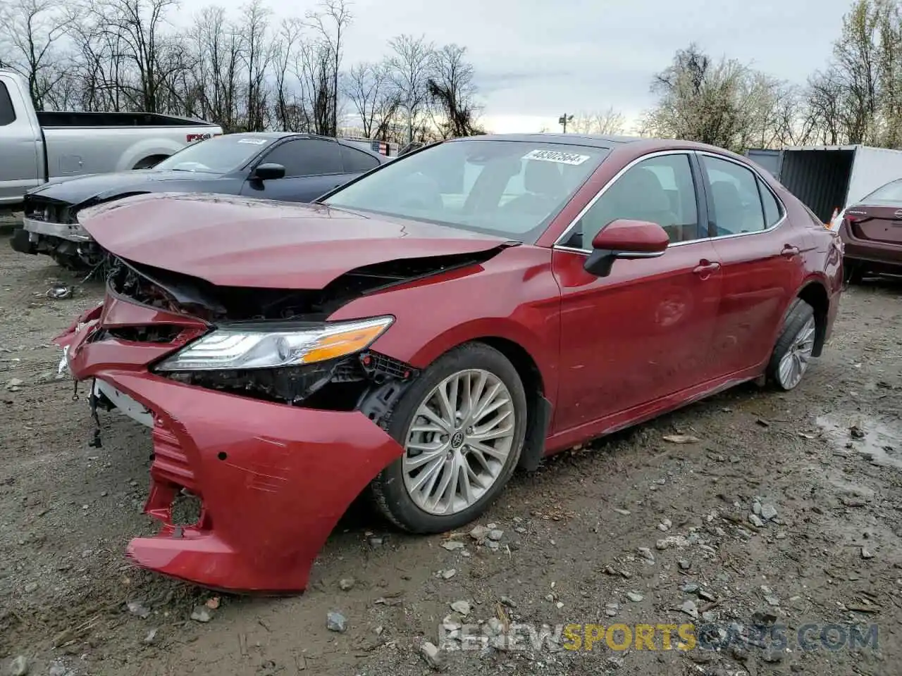 1 Photograph of a damaged car 4T1F11AK9LU510580 TOYOTA CAMRY 2020