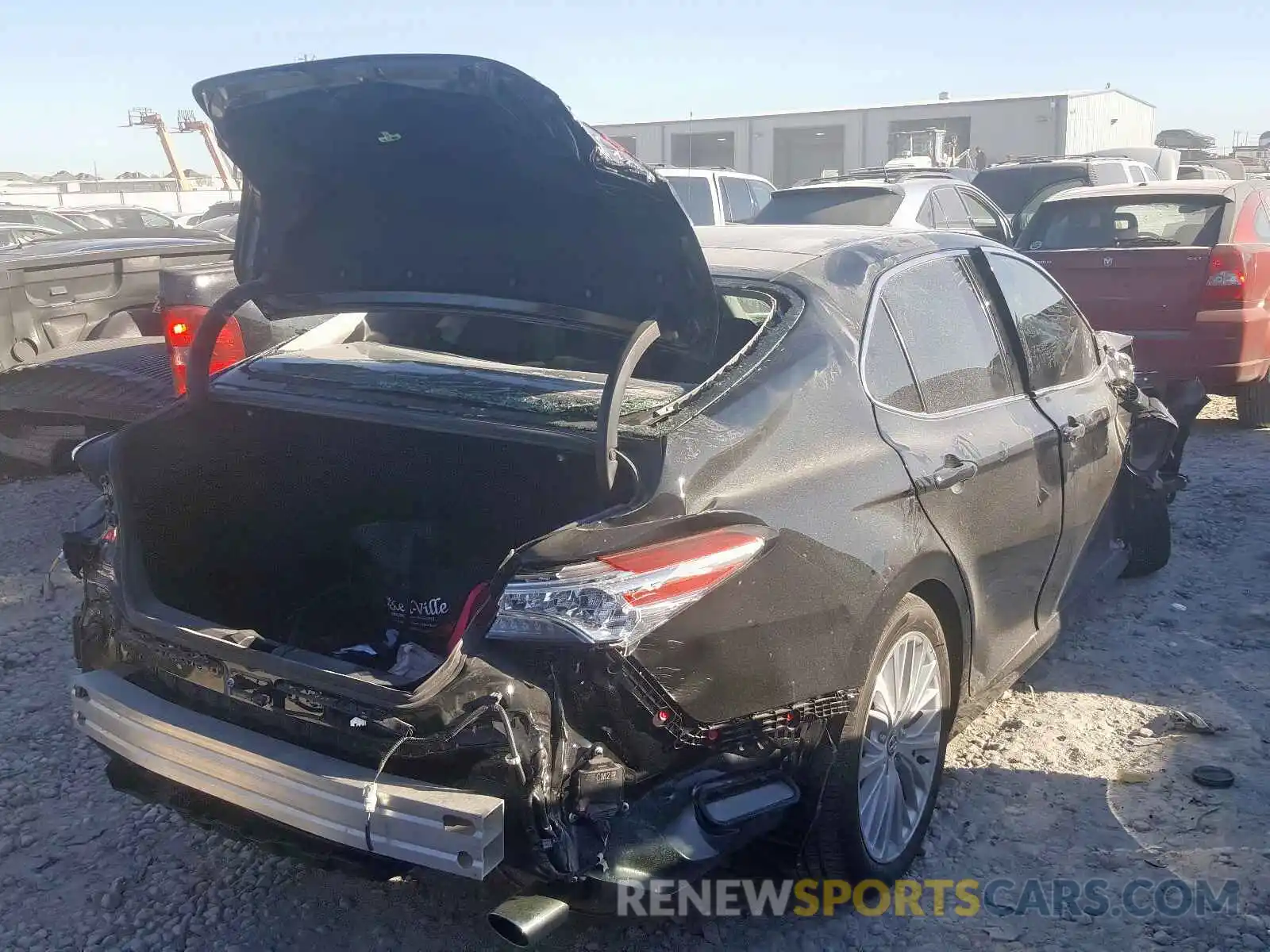 4 Photograph of a damaged car 4T1F11AKXLU893932 TOYOTA CAMRY 2020