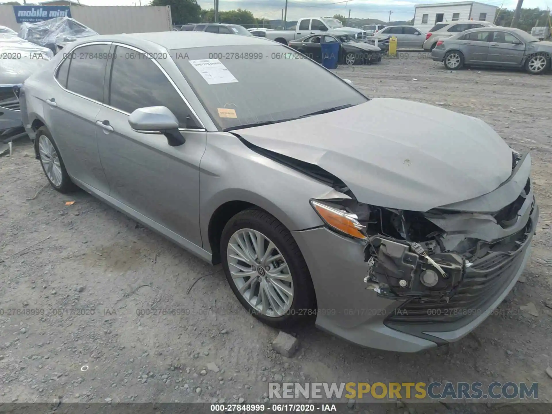 1 Photograph of a damaged car 4T1F11BK7LU002333 TOYOTA CAMRY 2020