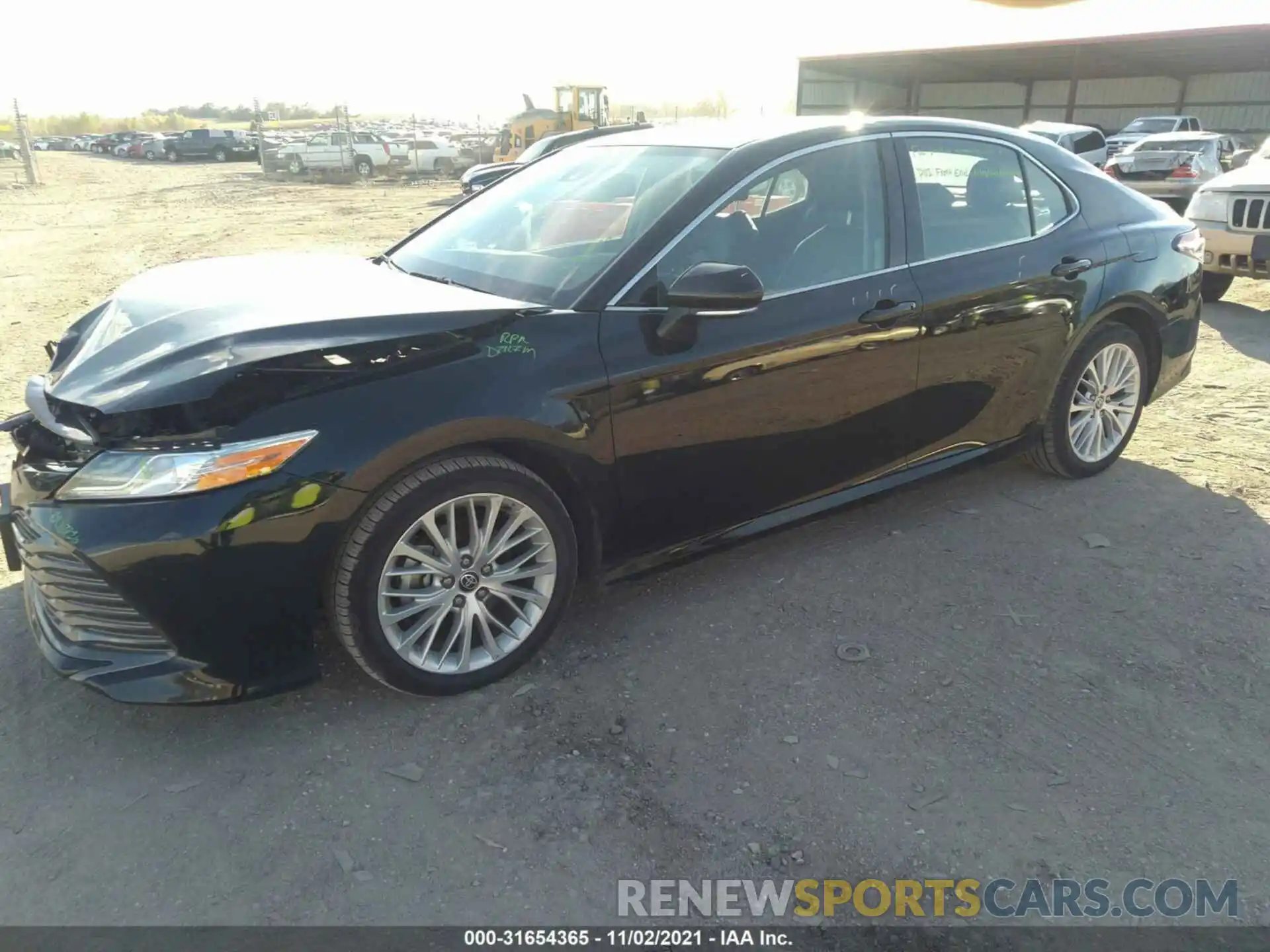 2 Photograph of a damaged car 4T1F11BKXLU001497 TOYOTA CAMRY 2020