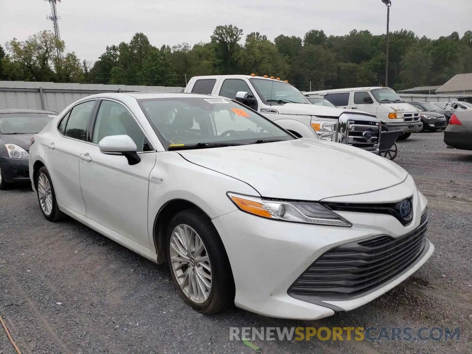 1 Photograph of a damaged car 4T1F31AK0LU528041 TOYOTA CAMRY 2020