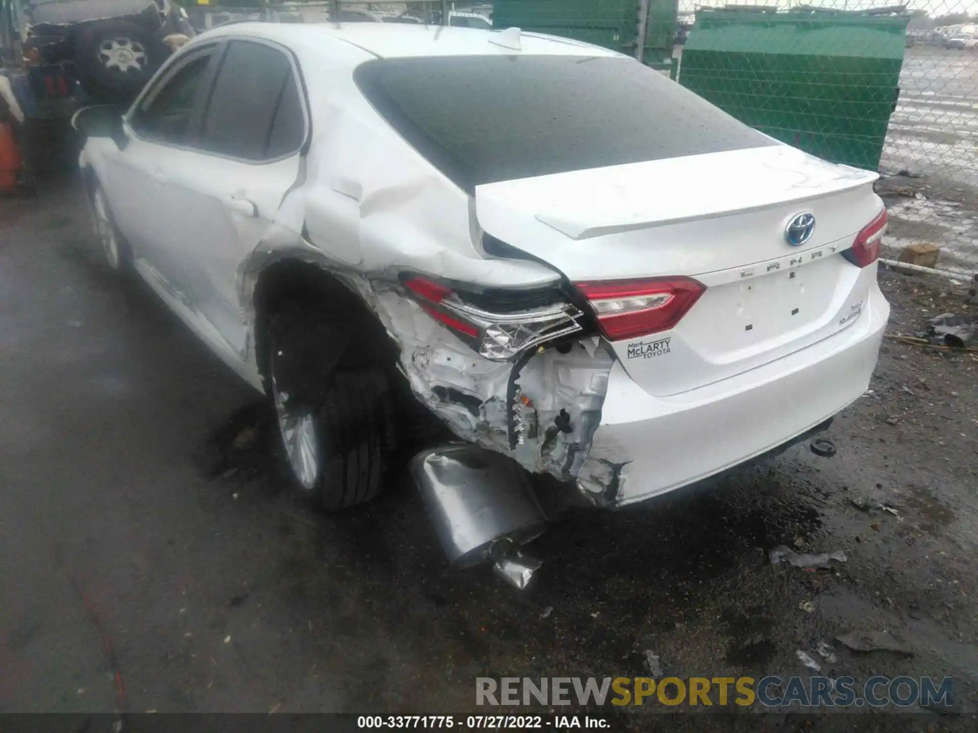 6 Photograph of a damaged car 4T1F31AK0LU539699 TOYOTA CAMRY 2020