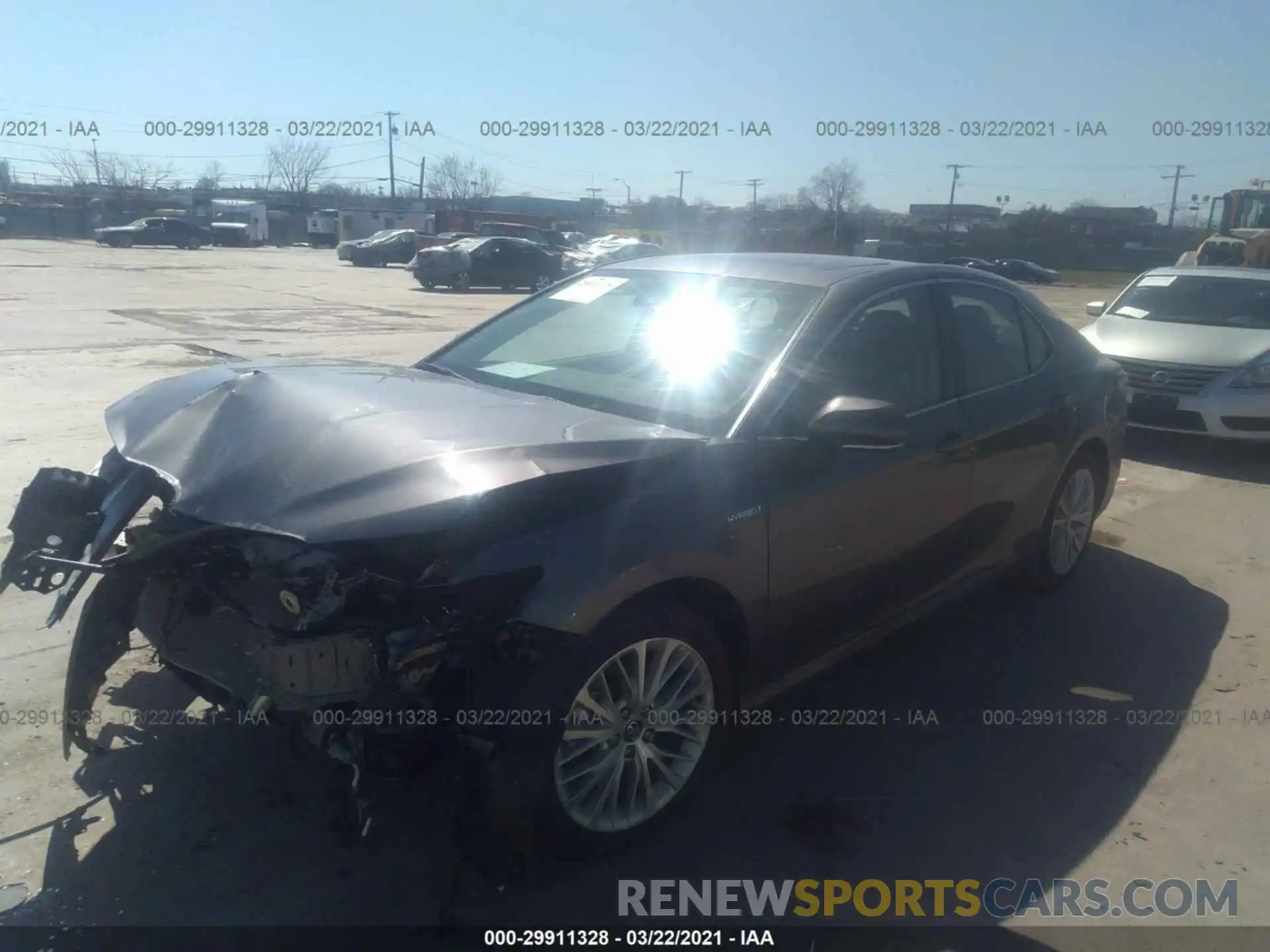 2 Photograph of a damaged car 4T1F31AK1LU523432 TOYOTA CAMRY 2020