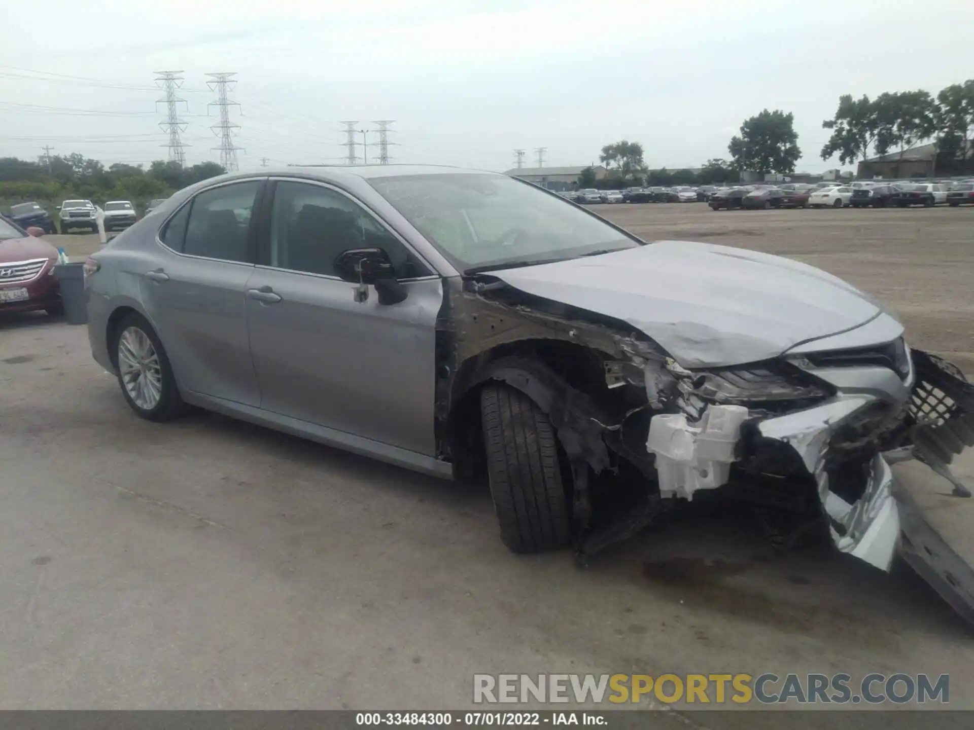 1 Photograph of a damaged car 4T1F31AK3LU525795 TOYOTA CAMRY 2020