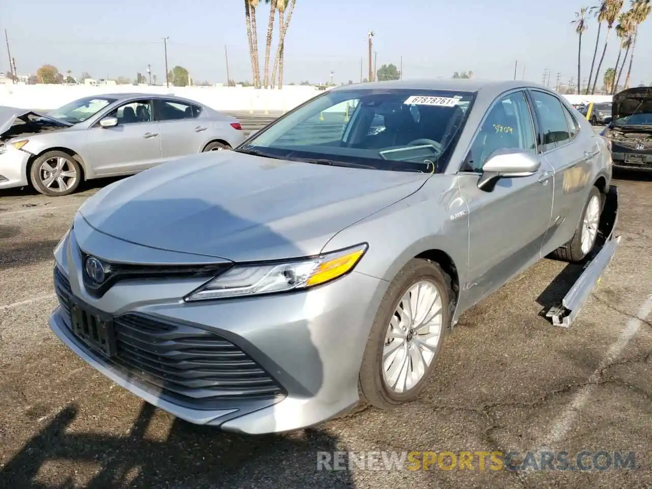 2 Photograph of a damaged car 4T1F31AK4LU014676 TOYOTA CAMRY 2020