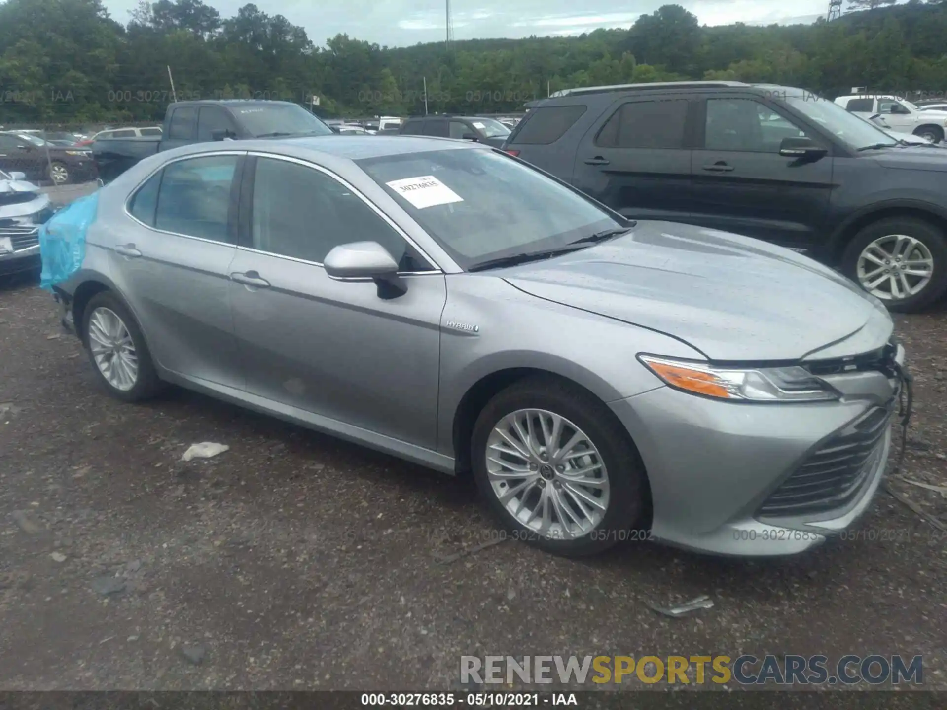 1 Photograph of a damaged car 4T1F31AK7LU543507 TOYOTA CAMRY 2020