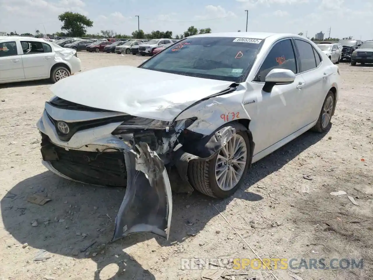 2 Photograph of a damaged car 4T1F31AK8LU545069 TOYOTA CAMRY 2020