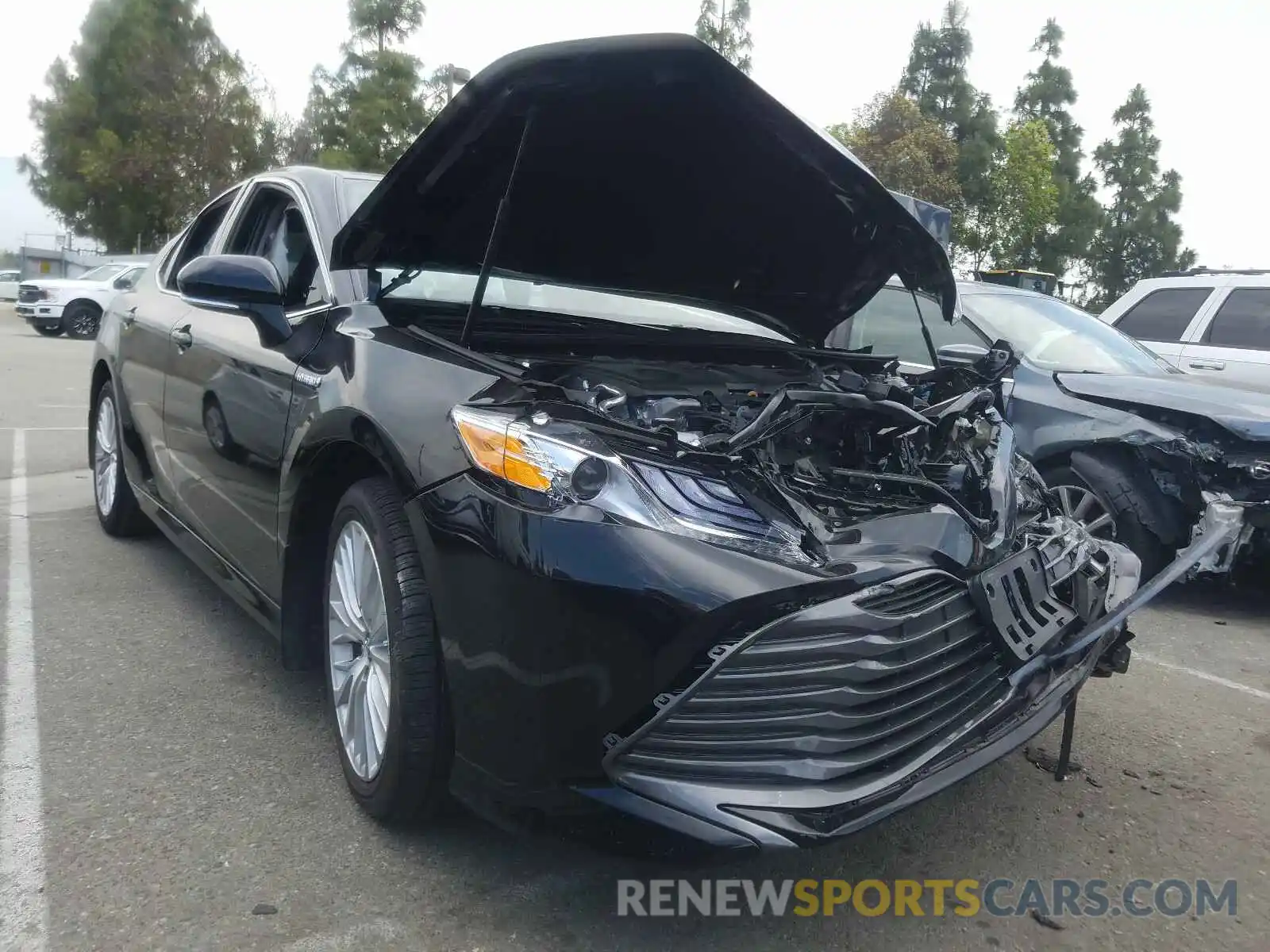 1 Photograph of a damaged car 4T1F31AK9LU525557 TOYOTA CAMRY 2020