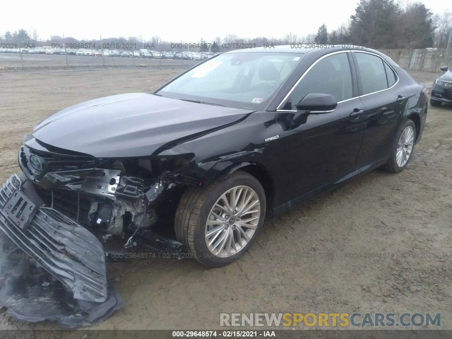 2 Photograph of a damaged car 4T1F31AKXLU014391 TOYOTA CAMRY 2020