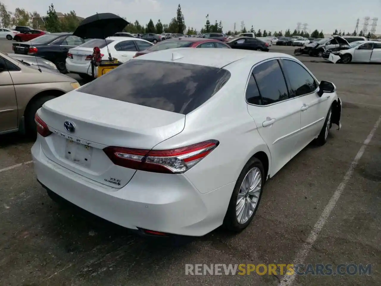 4 Photograph of a damaged car 4T1F31AKXLU017100 TOYOTA CAMRY 2020