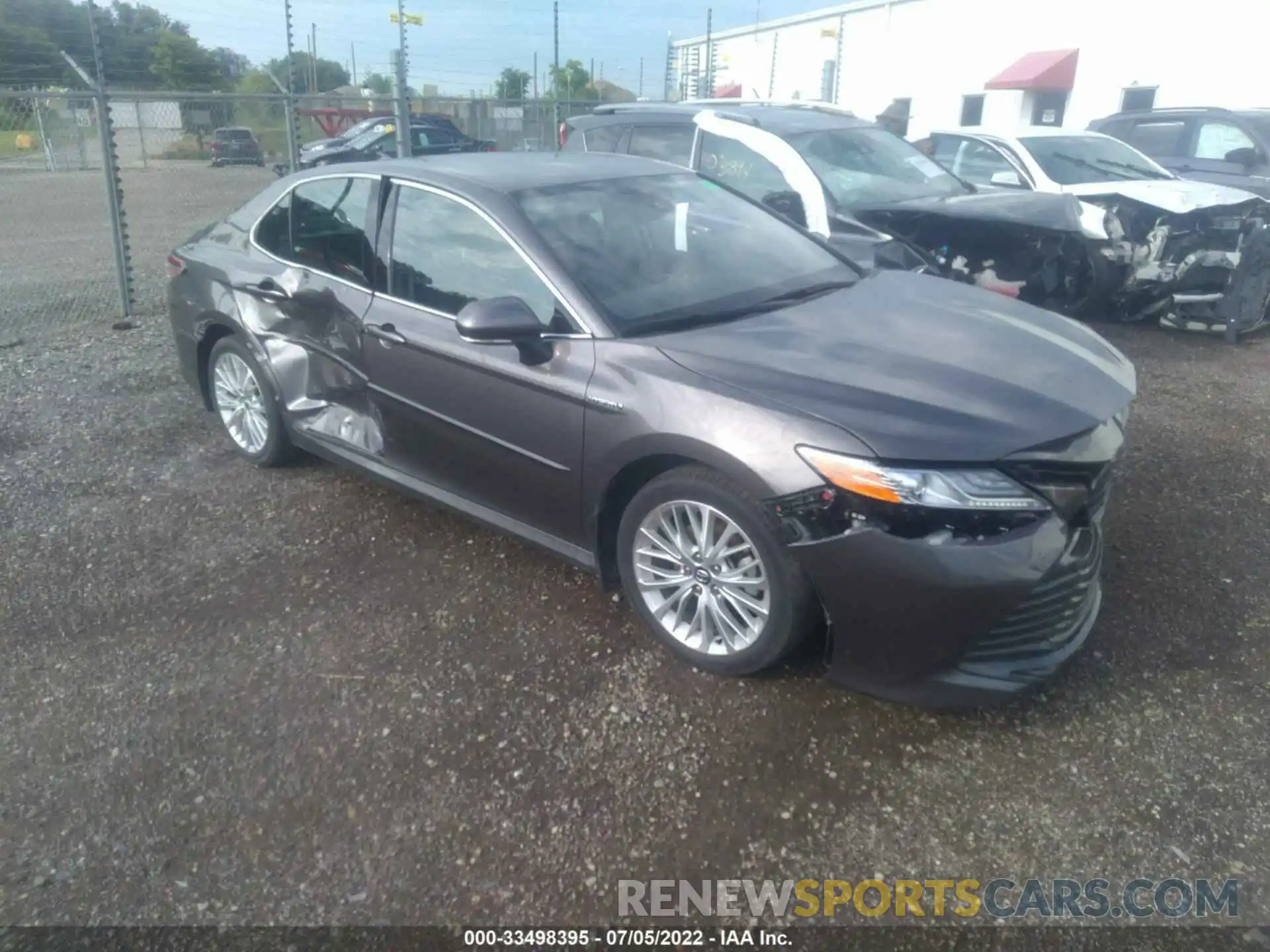 1 Photograph of a damaged car 4T1F31AKXLU521730 TOYOTA CAMRY 2020