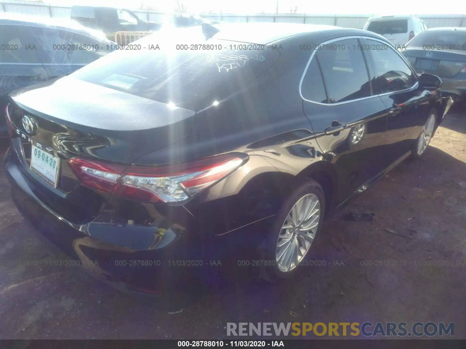 4 Photograph of a damaged car 4T1F31AKXLU527558 TOYOTA CAMRY 2020