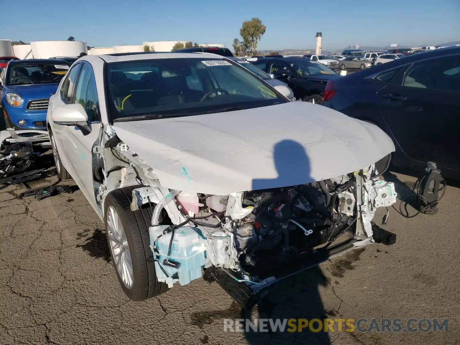 1 Photograph of a damaged car 4T1F31AKXLU536471 TOYOTA CAMRY 2020