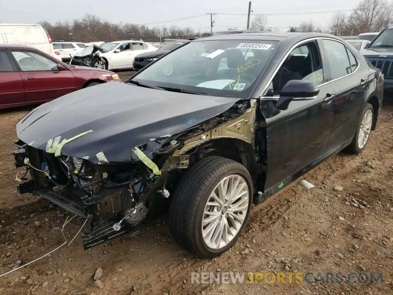 2 Photograph of a damaged car 4T1FZ1AK1LU036357 TOYOTA CAMRY 2020