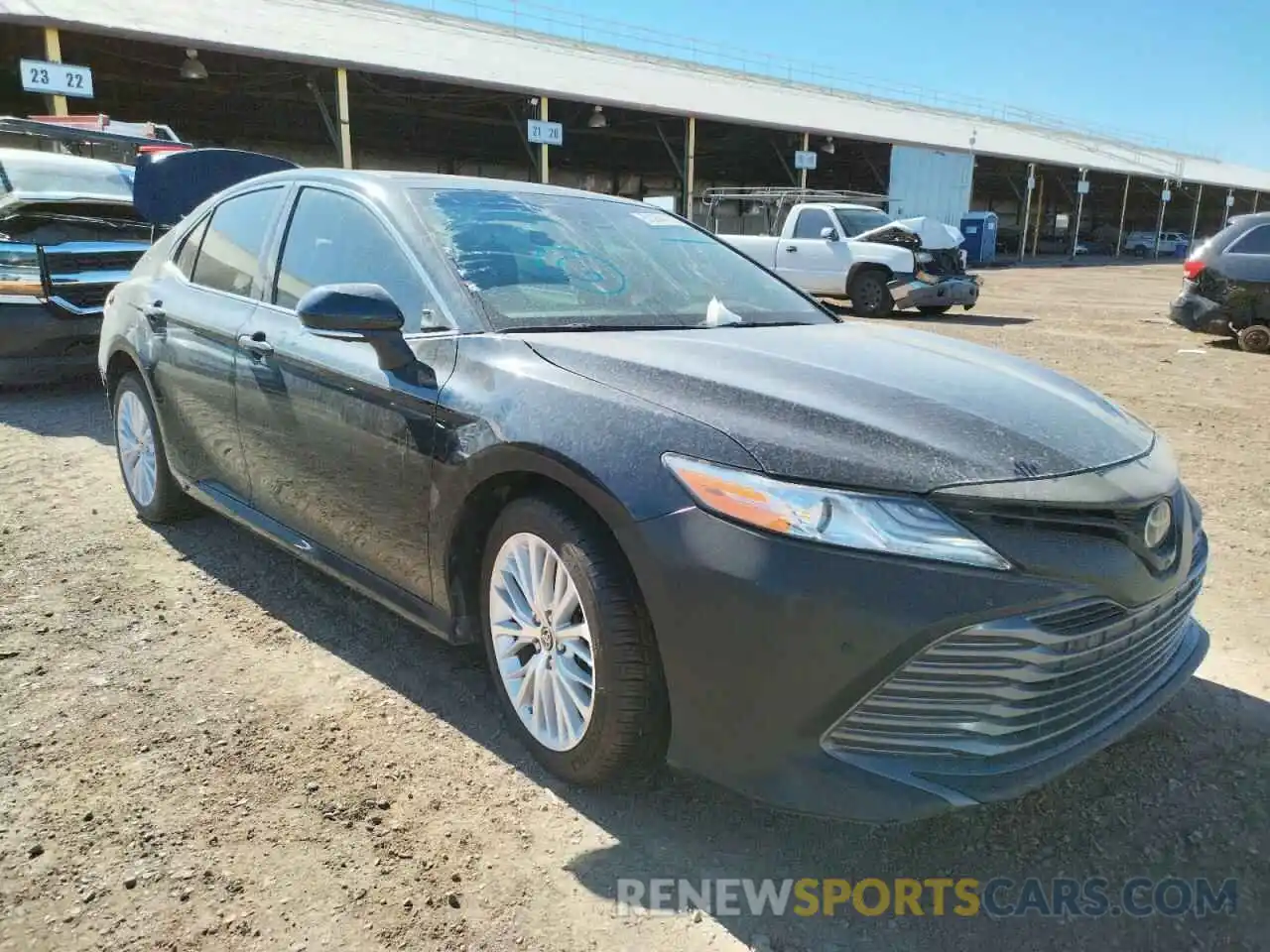 1 Photograph of a damaged car 4T1FZ1AK1LU042174 TOYOTA CAMRY 2020