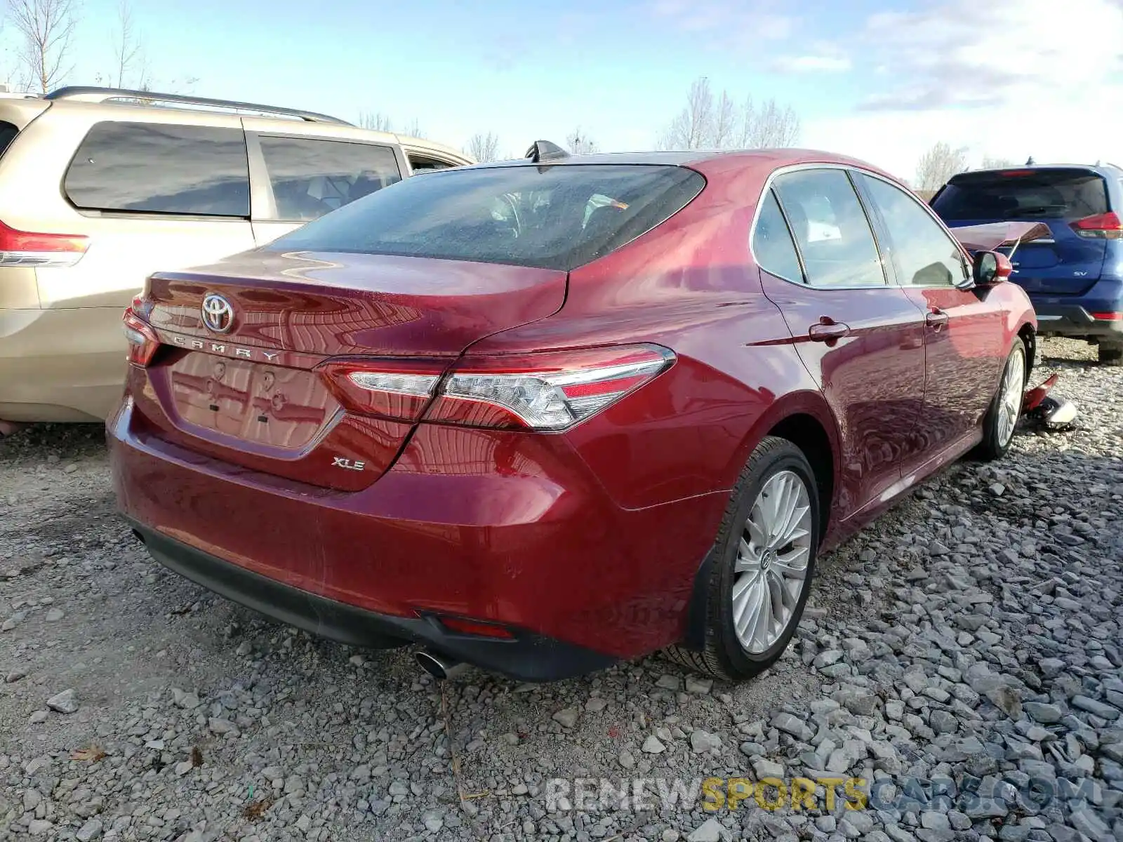 4 Photograph of a damaged car 4T1FZ1AK3LU038093 TOYOTA CAMRY 2020