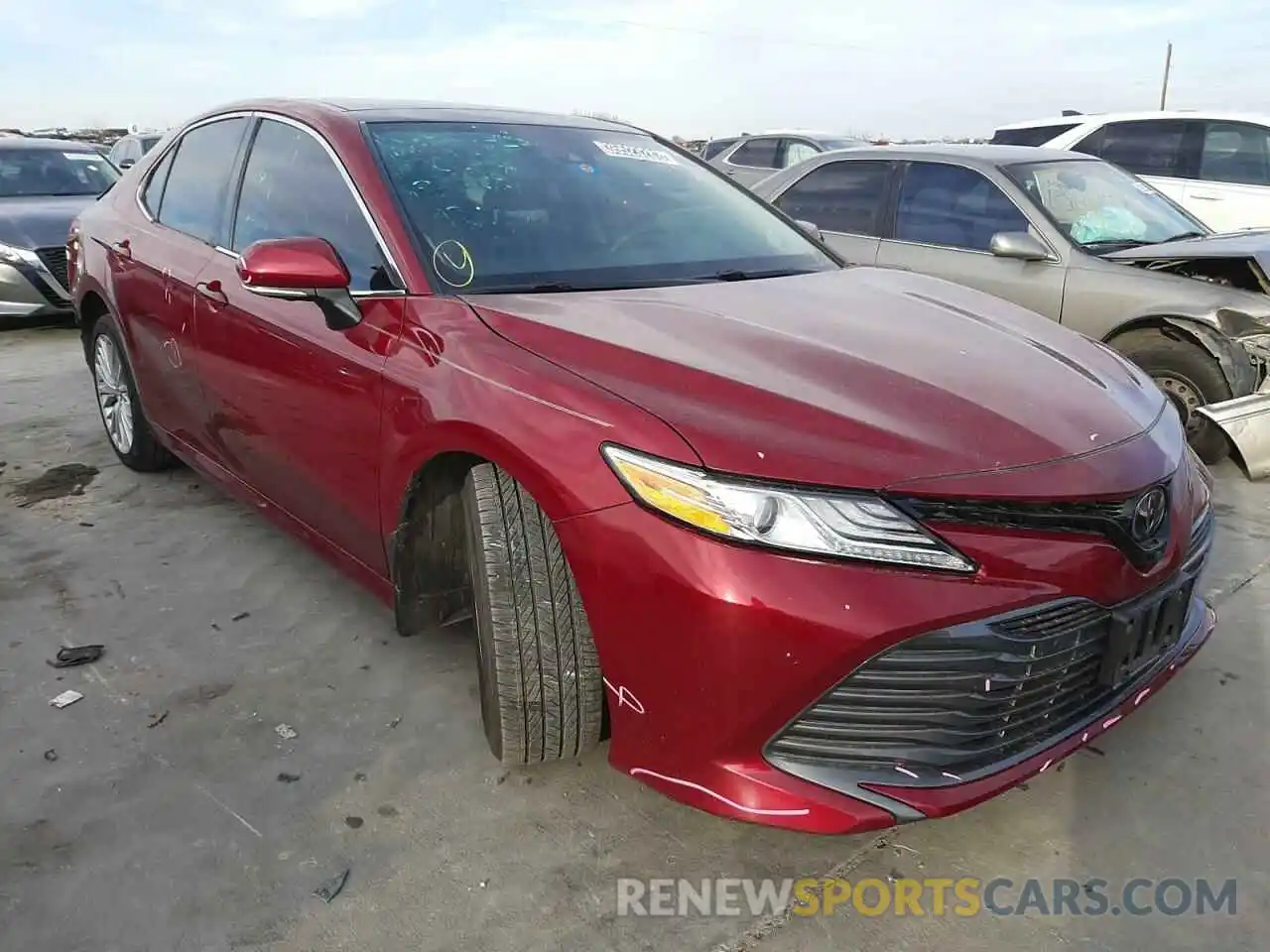 1 Photograph of a damaged car 4T1FZ1AK3LU039955 TOYOTA CAMRY 2020