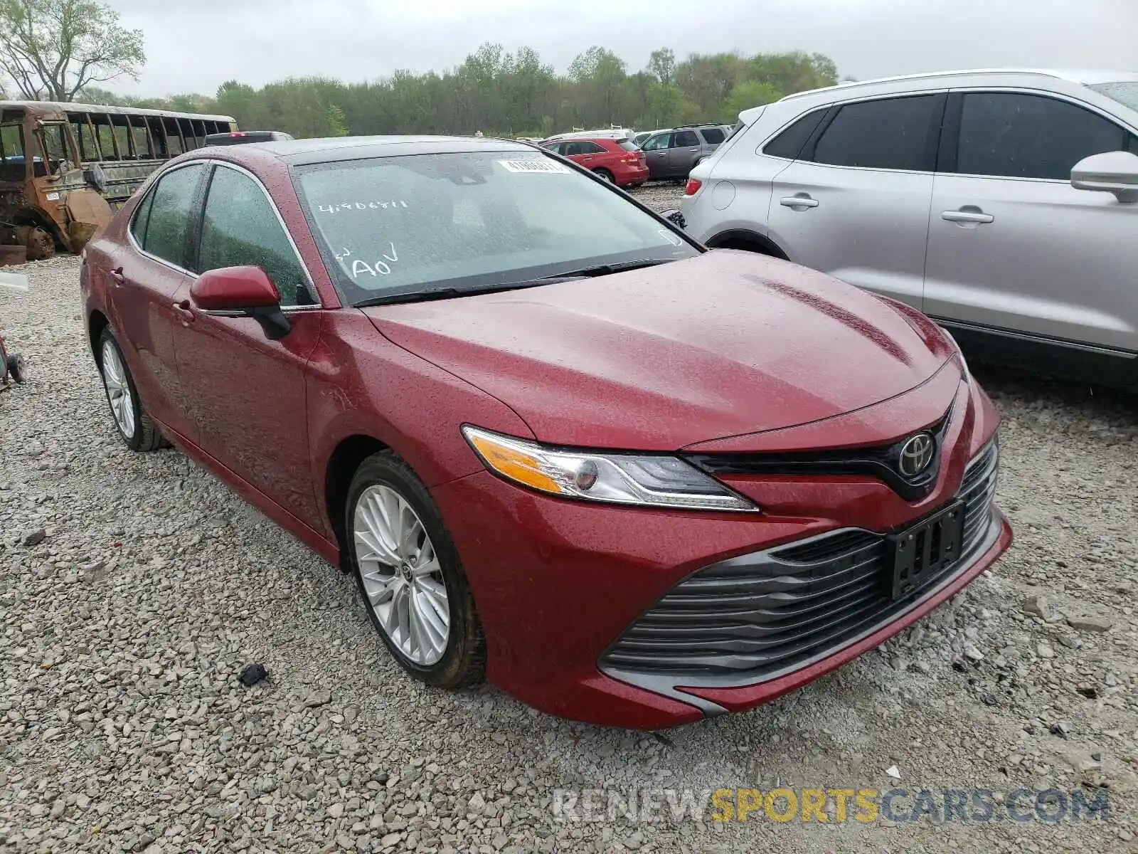 1 Photograph of a damaged car 4T1FZ1AK4LU045554 TOYOTA CAMRY 2020