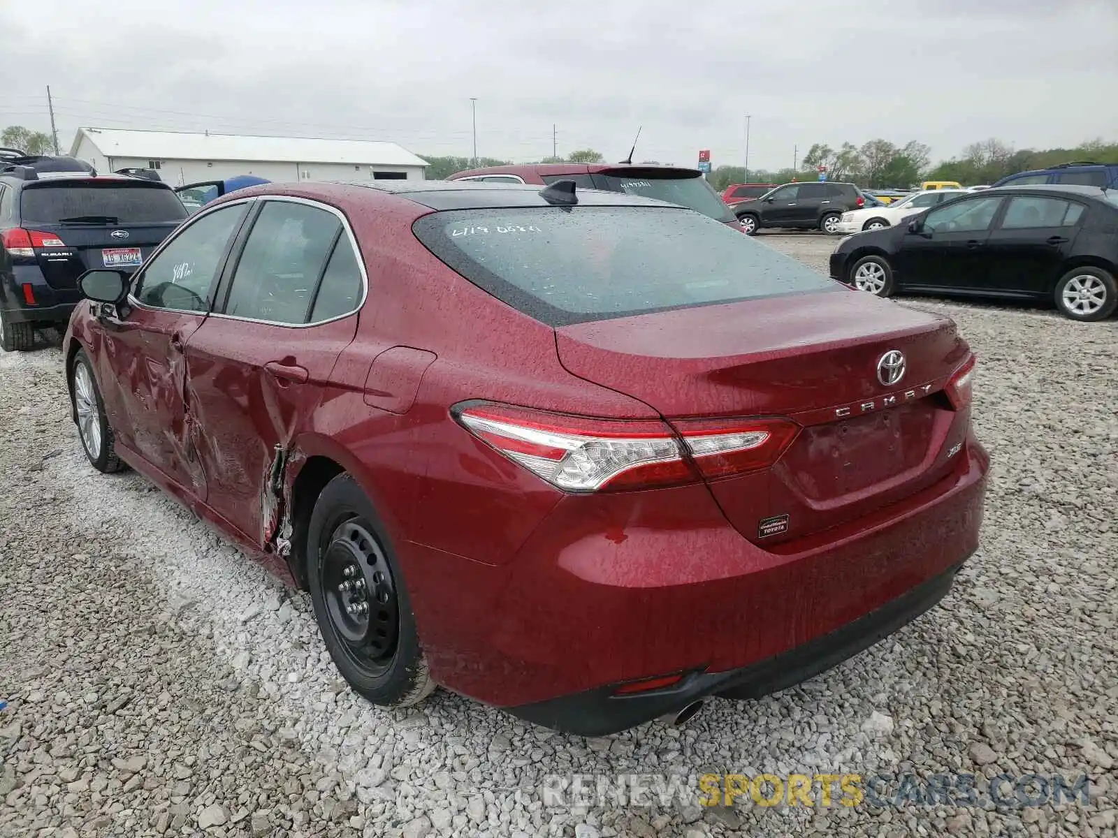 3 Photograph of a damaged car 4T1FZ1AK4LU045554 TOYOTA CAMRY 2020