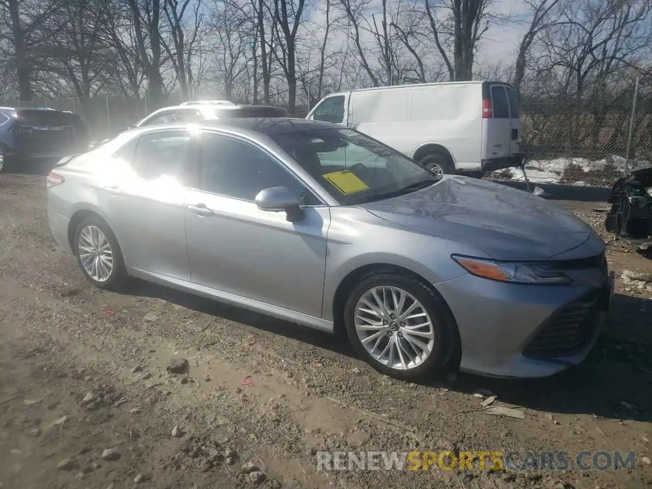 4 Photograph of a damaged car 4T1FZ1AK8LU034993 TOYOTA CAMRY 2020