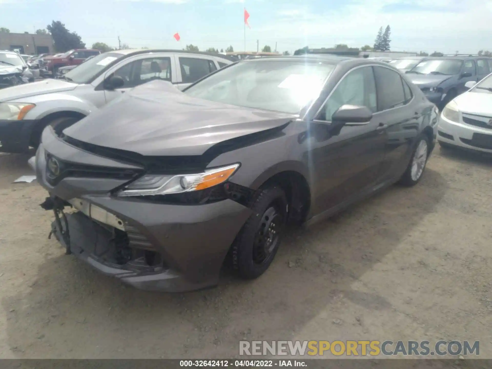 2 Photograph of a damaged car 4T1FZ1AK9LU033478 TOYOTA CAMRY 2020