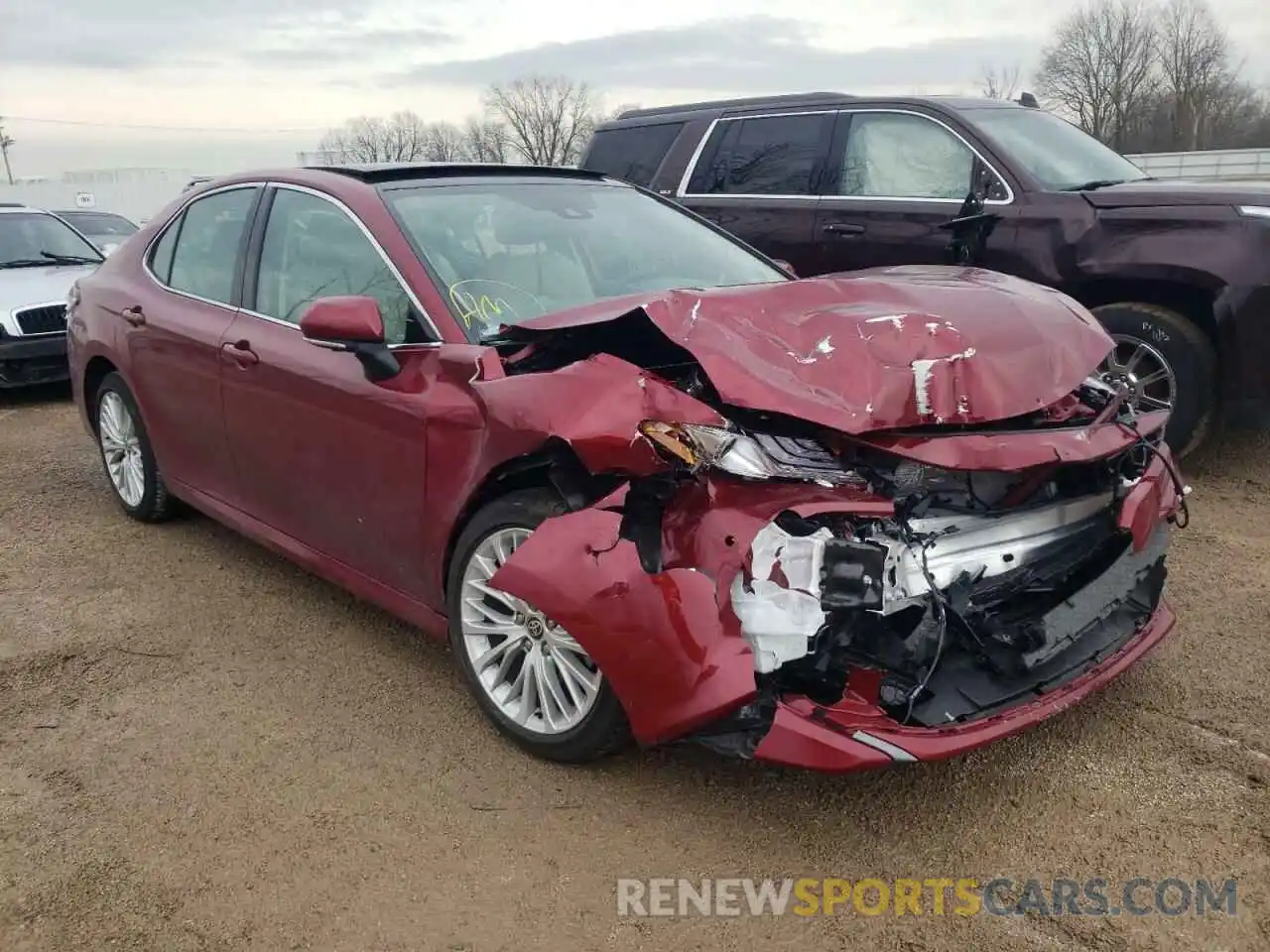 1 Photograph of a damaged car 4T1FZ1AK9LU042777 TOYOTA CAMRY 2020