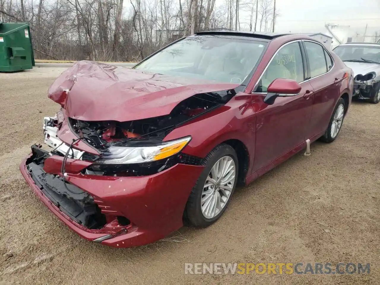 2 Photograph of a damaged car 4T1FZ1AK9LU042777 TOYOTA CAMRY 2020