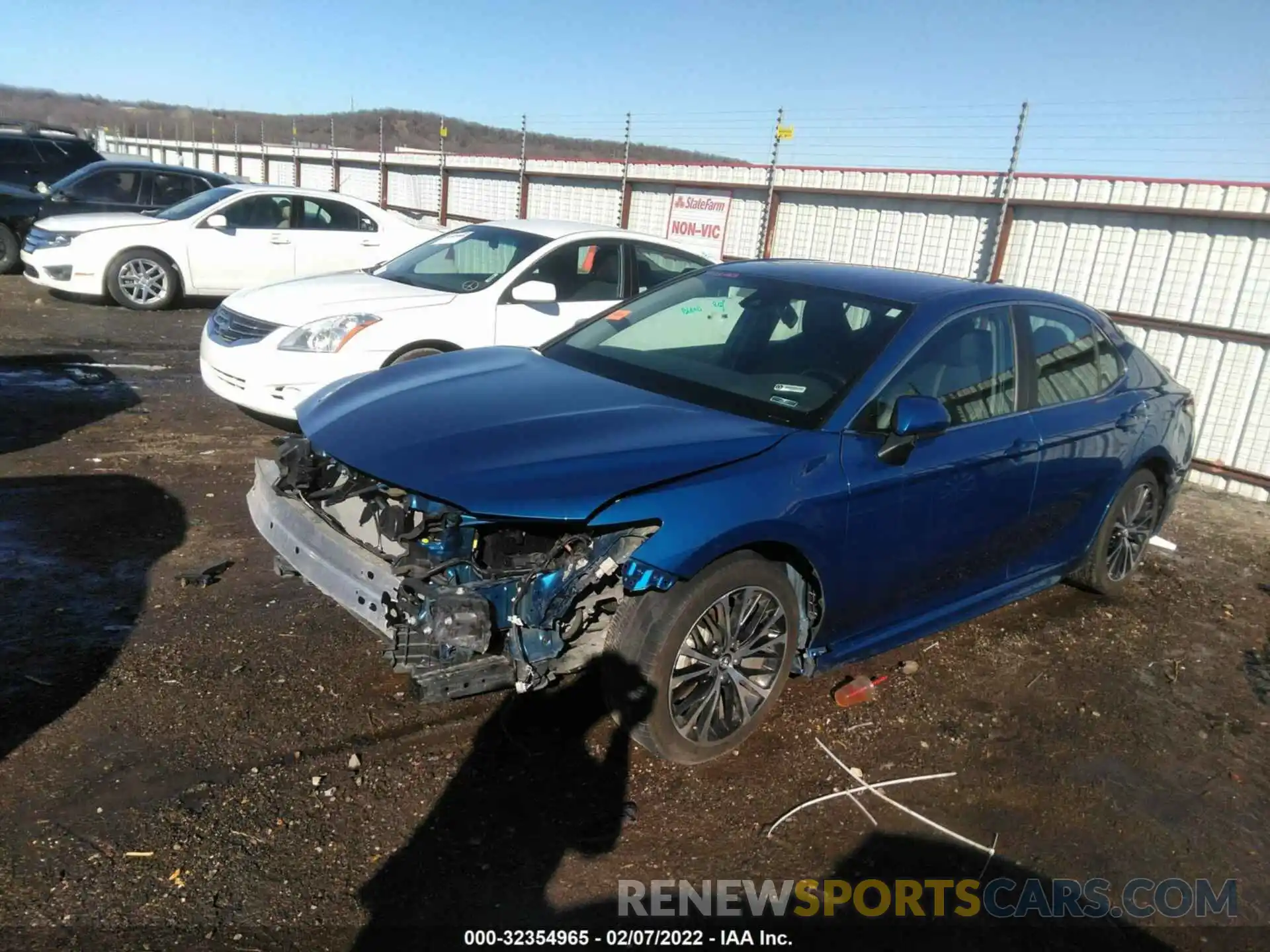 2 Photograph of a damaged car 4T1G11AK0LU304679 TOYOTA CAMRY 2020