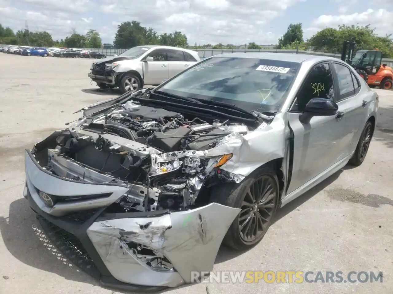 2 Photograph of a damaged car 4T1G11AK0LU304844 TOYOTA CAMRY 2020