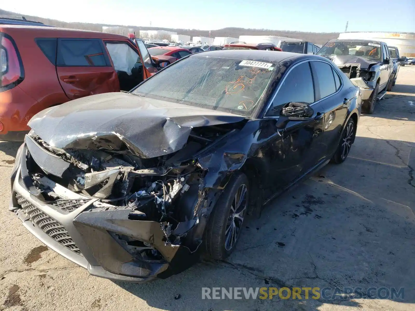 2 Photograph of a damaged car 4T1G11AK0LU305153 TOYOTA CAMRY 2020