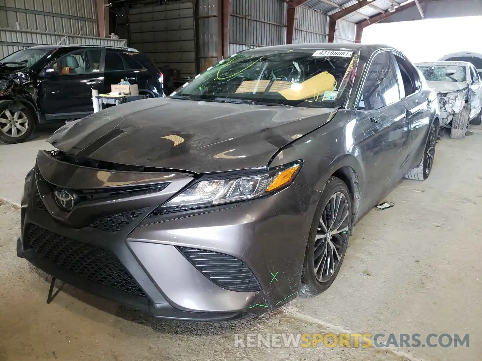 2 Photograph of a damaged car 4T1G11AK0LU305329 TOYOTA CAMRY 2020