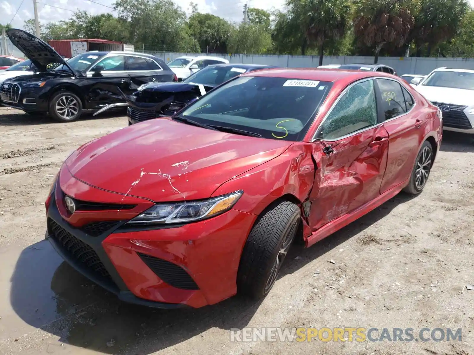 2 Photograph of a damaged car 4T1G11AK0LU308344 TOYOTA CAMRY 2020