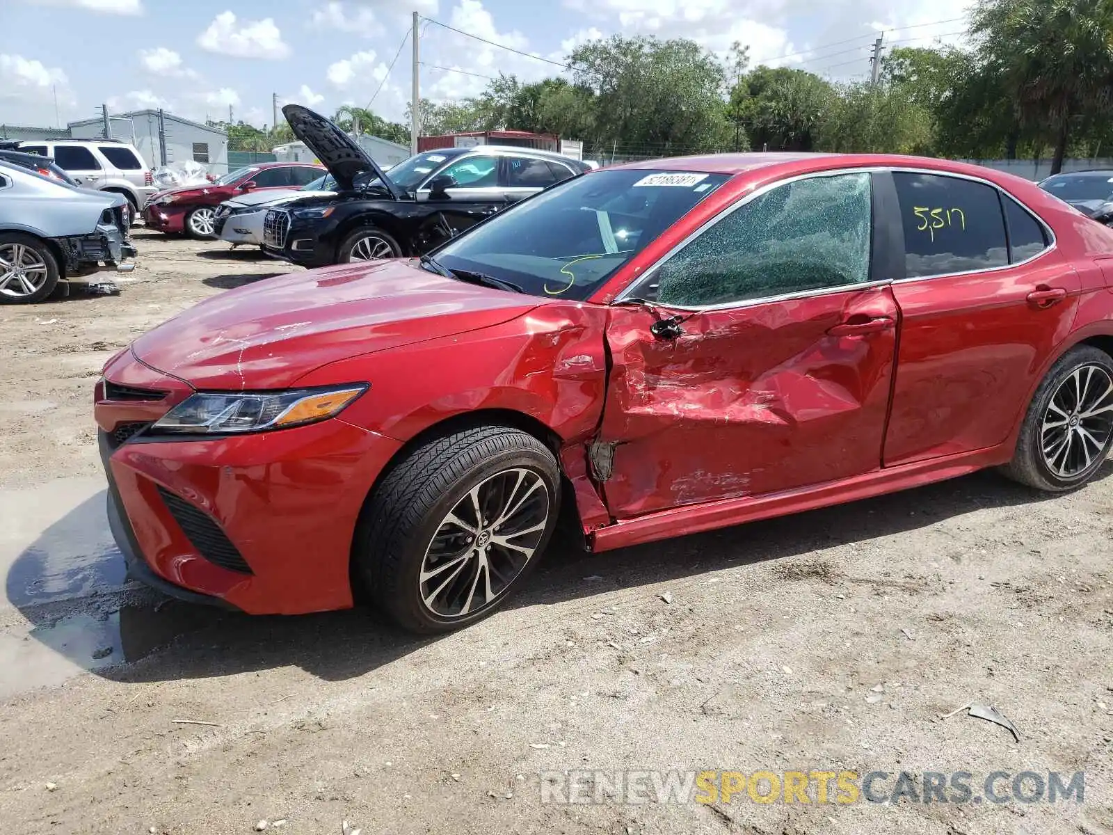 9 Photograph of a damaged car 4T1G11AK0LU308344 TOYOTA CAMRY 2020