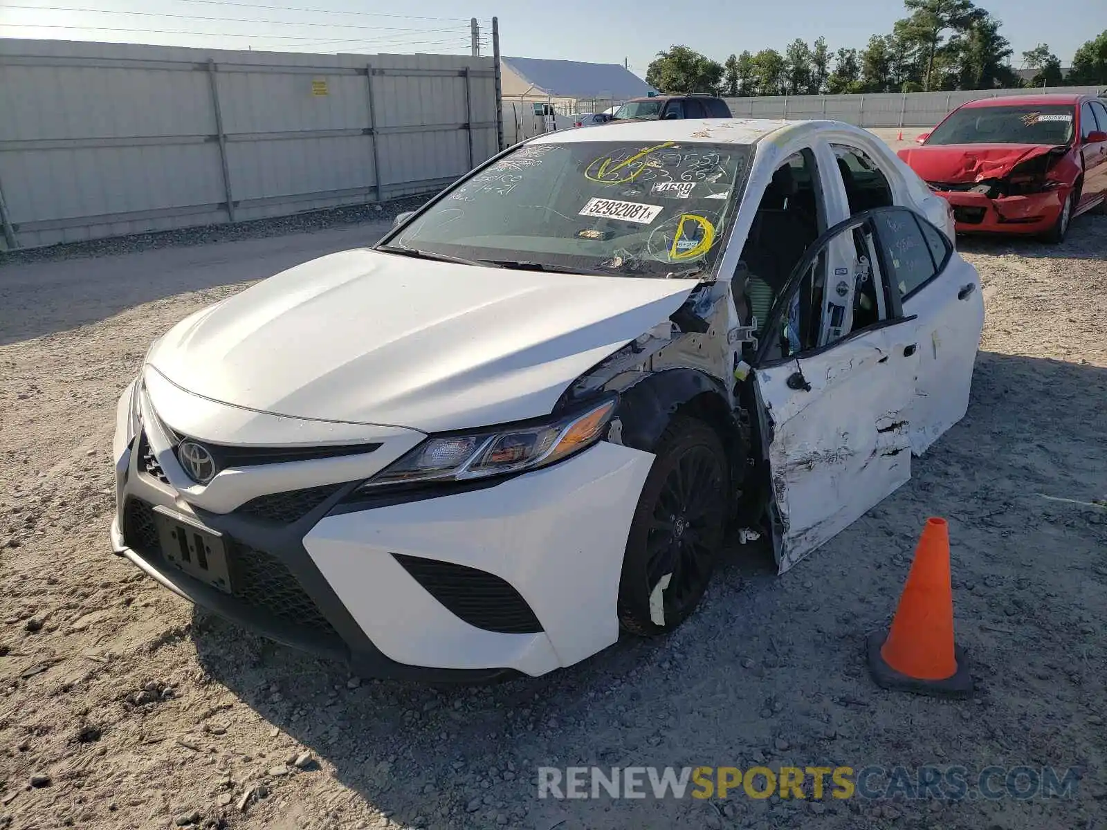 2 Photograph of a damaged car 4T1G11AK0LU313365 TOYOTA CAMRY 2020