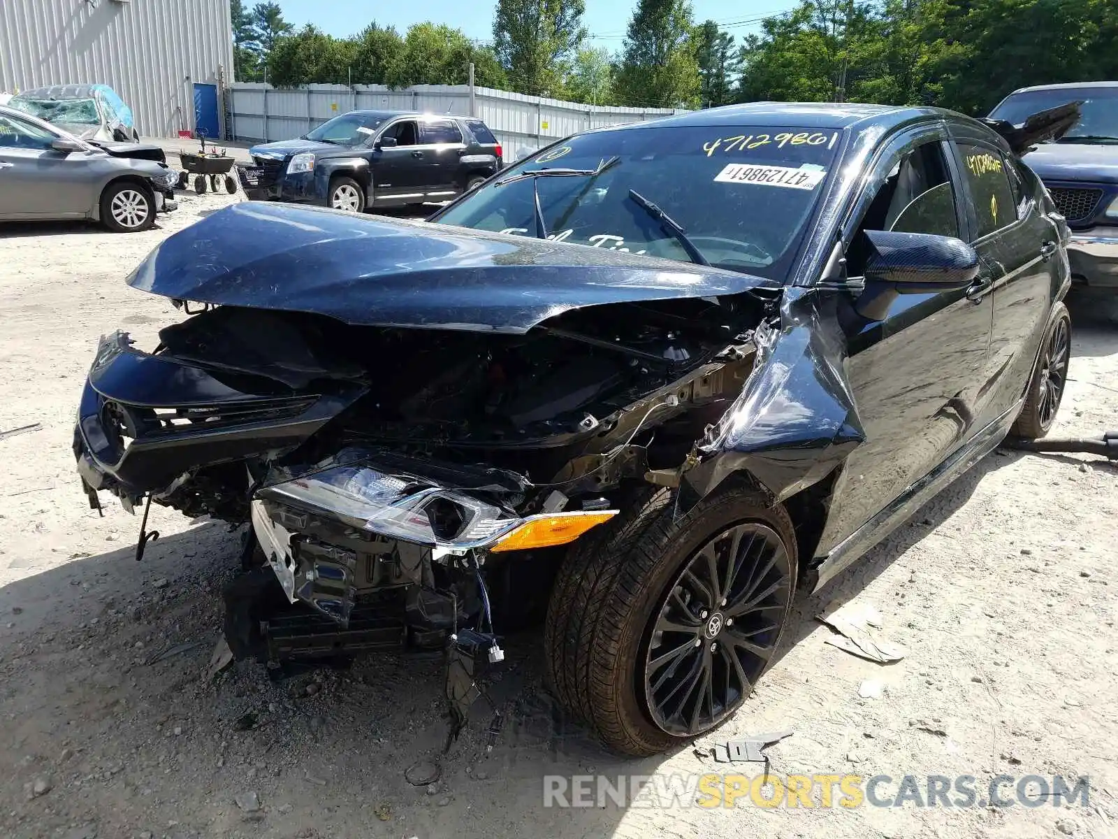 2 Photograph of a damaged car 4T1G11AK0LU318985 TOYOTA CAMRY 2020