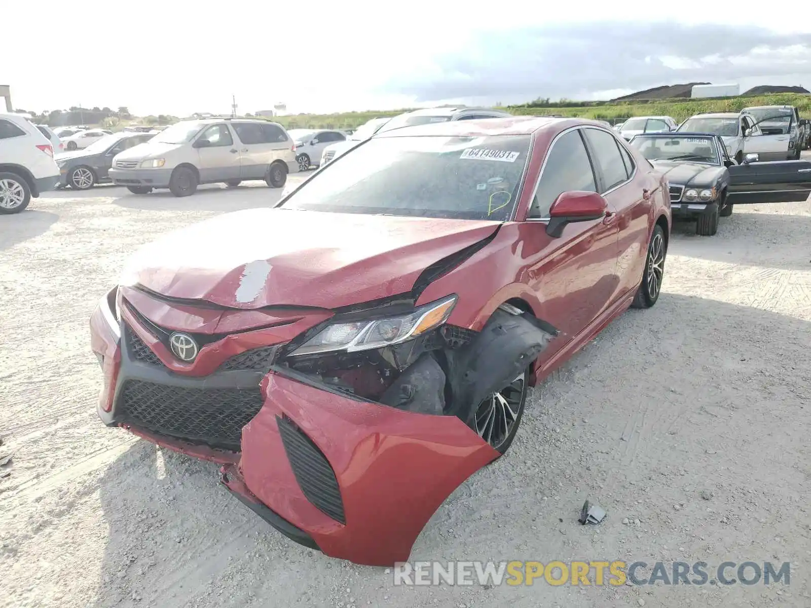 2 Photograph of a damaged car 4T1G11AK0LU327735 TOYOTA CAMRY 2020