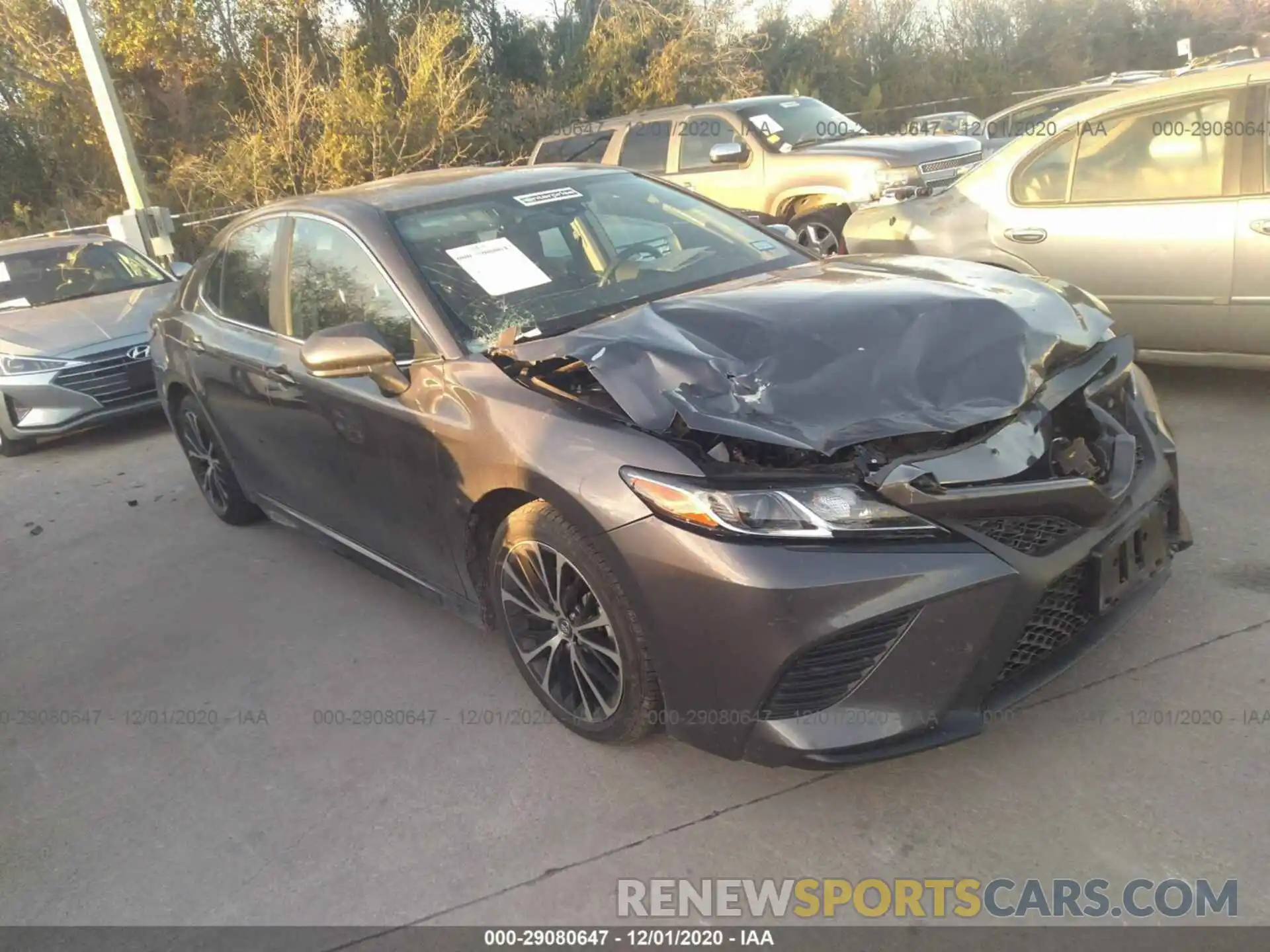 1 Photograph of a damaged car 4T1G11AK0LU327962 TOYOTA CAMRY 2020