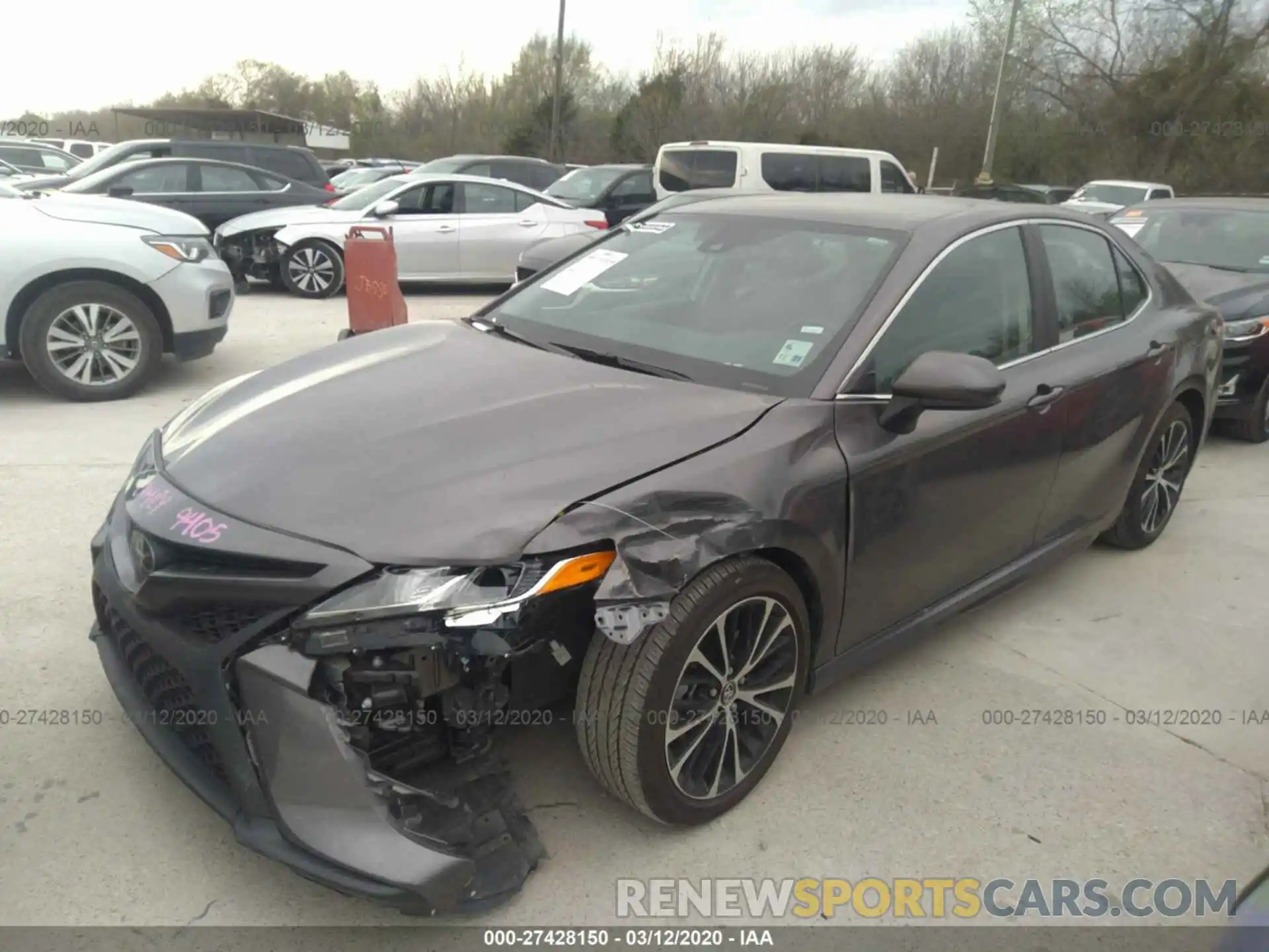 2 Photograph of a damaged car 4T1G11AK0LU329405 TOYOTA CAMRY 2020