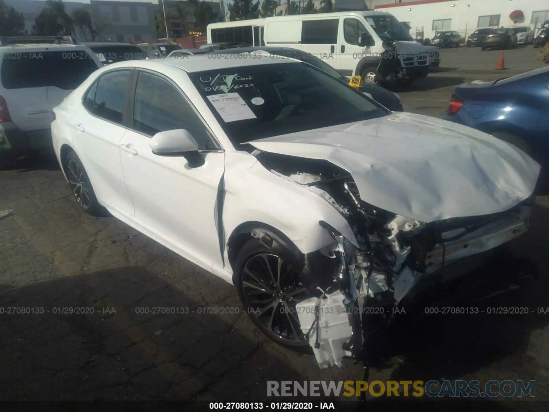 1 Photograph of a damaged car 4T1G11AK0LU331249 TOYOTA CAMRY 2020