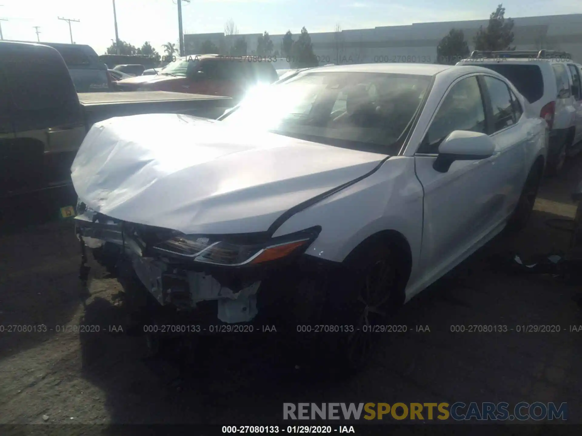 2 Photograph of a damaged car 4T1G11AK0LU331249 TOYOTA CAMRY 2020