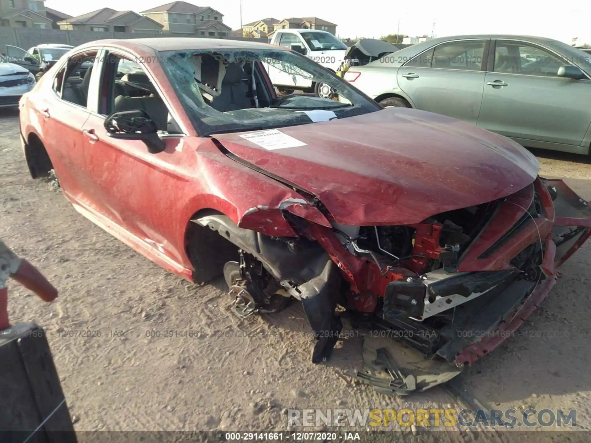 1 Photograph of a damaged car 4T1G11AK0LU333390 TOYOTA CAMRY 2020