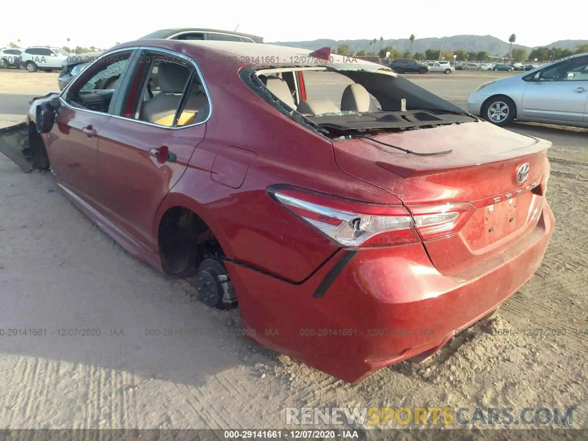 3 Photograph of a damaged car 4T1G11AK0LU333390 TOYOTA CAMRY 2020