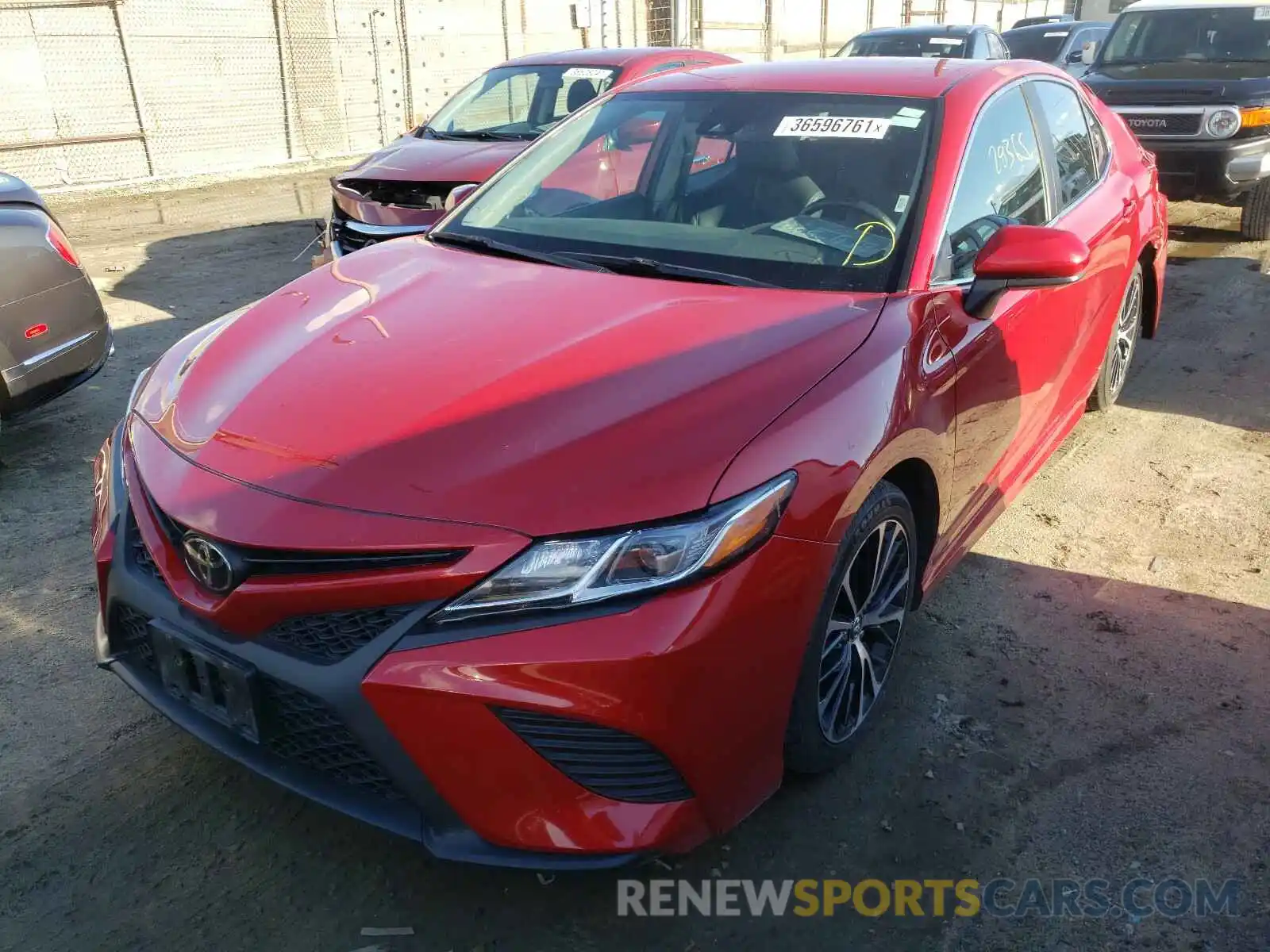 2 Photograph of a damaged car 4T1G11AK0LU333454 TOYOTA CAMRY 2020