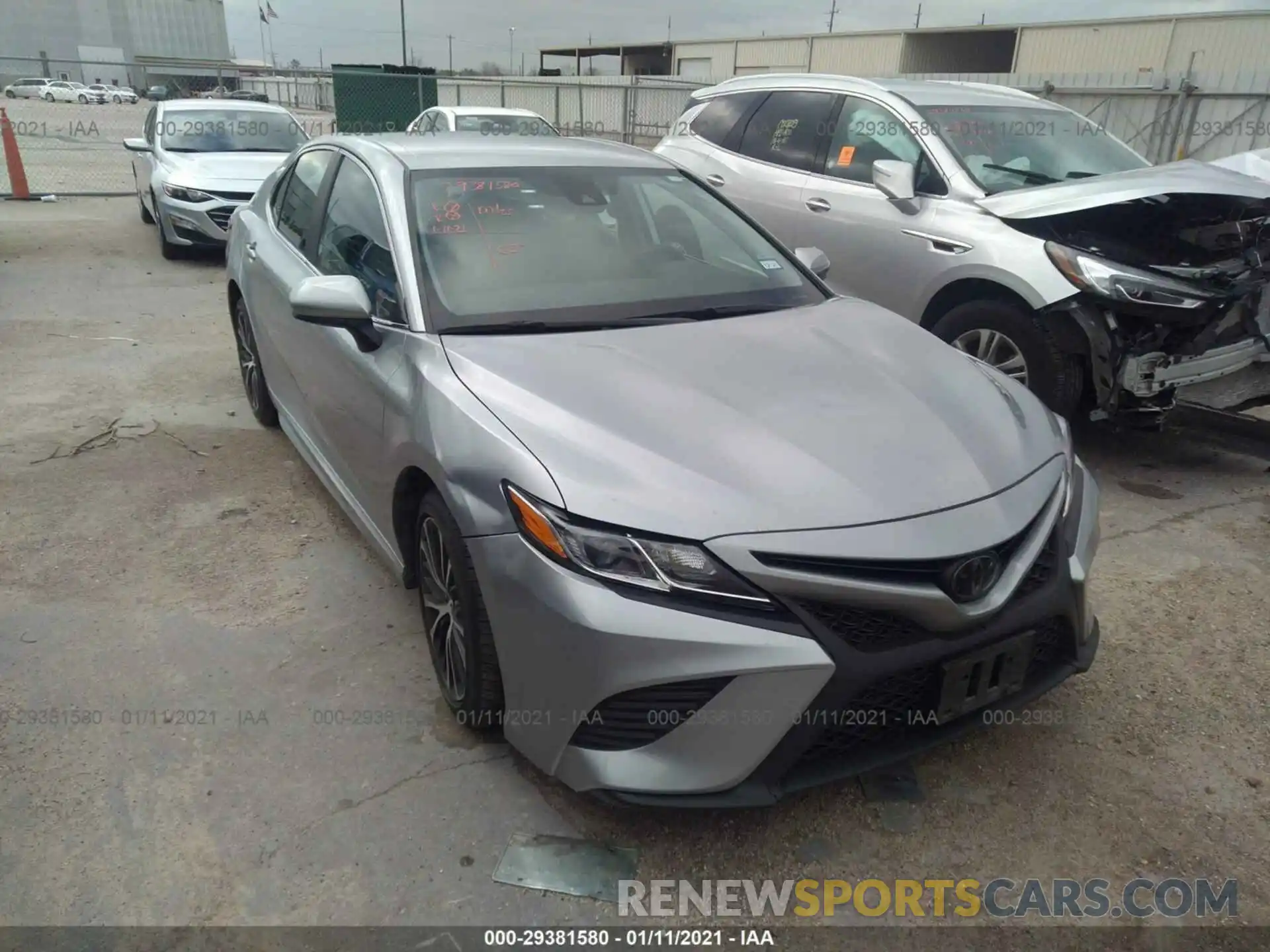 1 Photograph of a damaged car 4T1G11AK0LU333888 TOYOTA CAMRY 2020