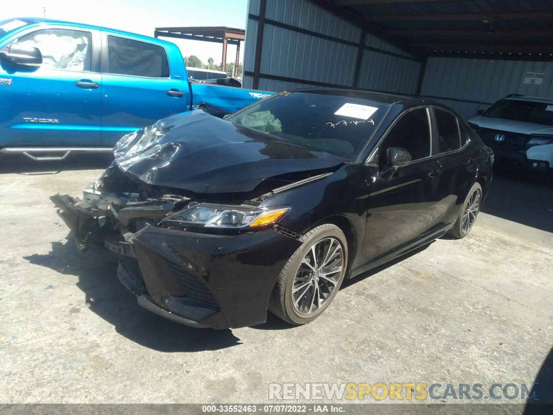 2 Photograph of a damaged car 4T1G11AK0LU335169 TOYOTA CAMRY 2020