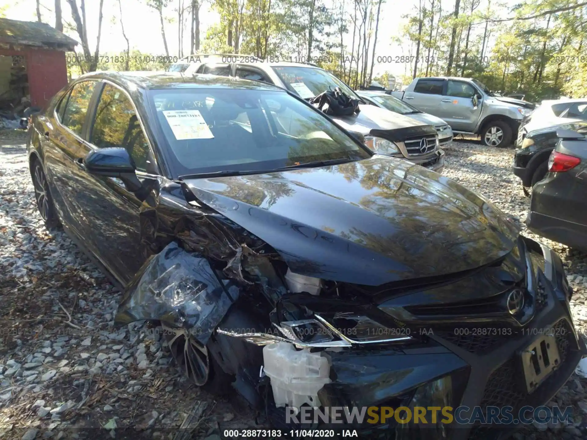 1 Photograph of a damaged car 4T1G11AK0LU338704 TOYOTA CAMRY 2020