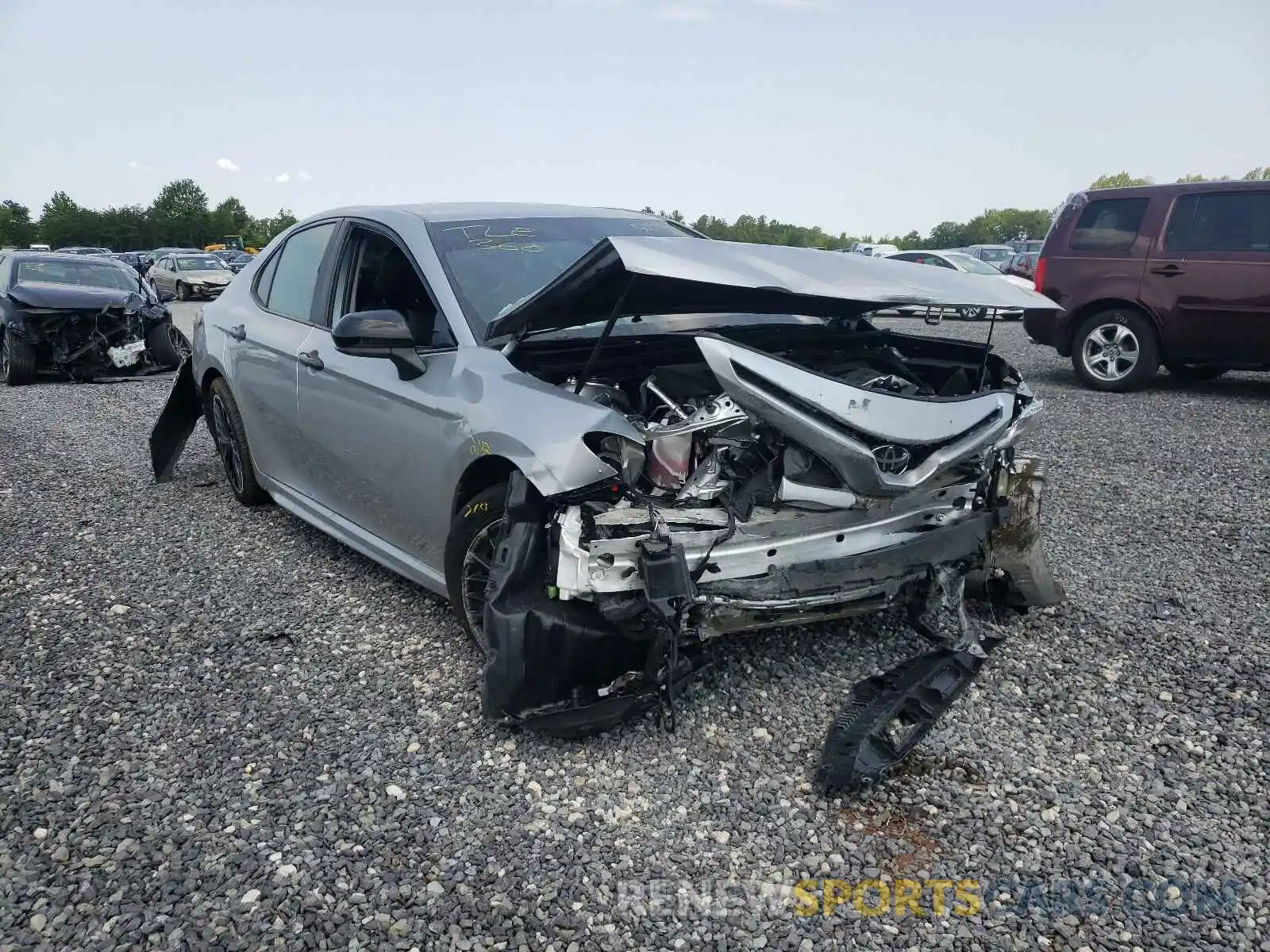 1 Photograph of a damaged car 4T1G11AK0LU339836 TOYOTA CAMRY 2020